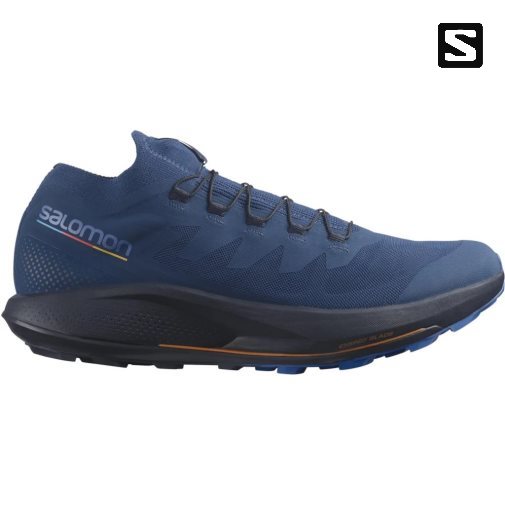 Sapatilhas Trail Running Salomon Pulsar Pro Masculino Azul Marinho | PT M85763